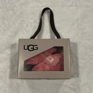 NEW in Box Infant Girls Pink Ugg Bixbee Booties Size 0/1